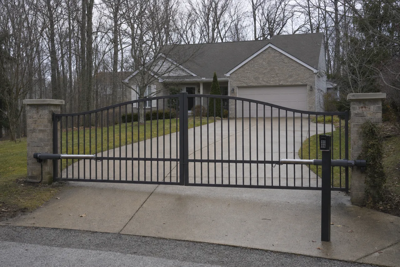 Driveway gate and operator in Rockford, IL